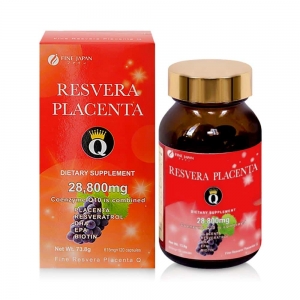 Viên uống cân bằng nội tiết, chống lão hóa Fine Resvera Placenta